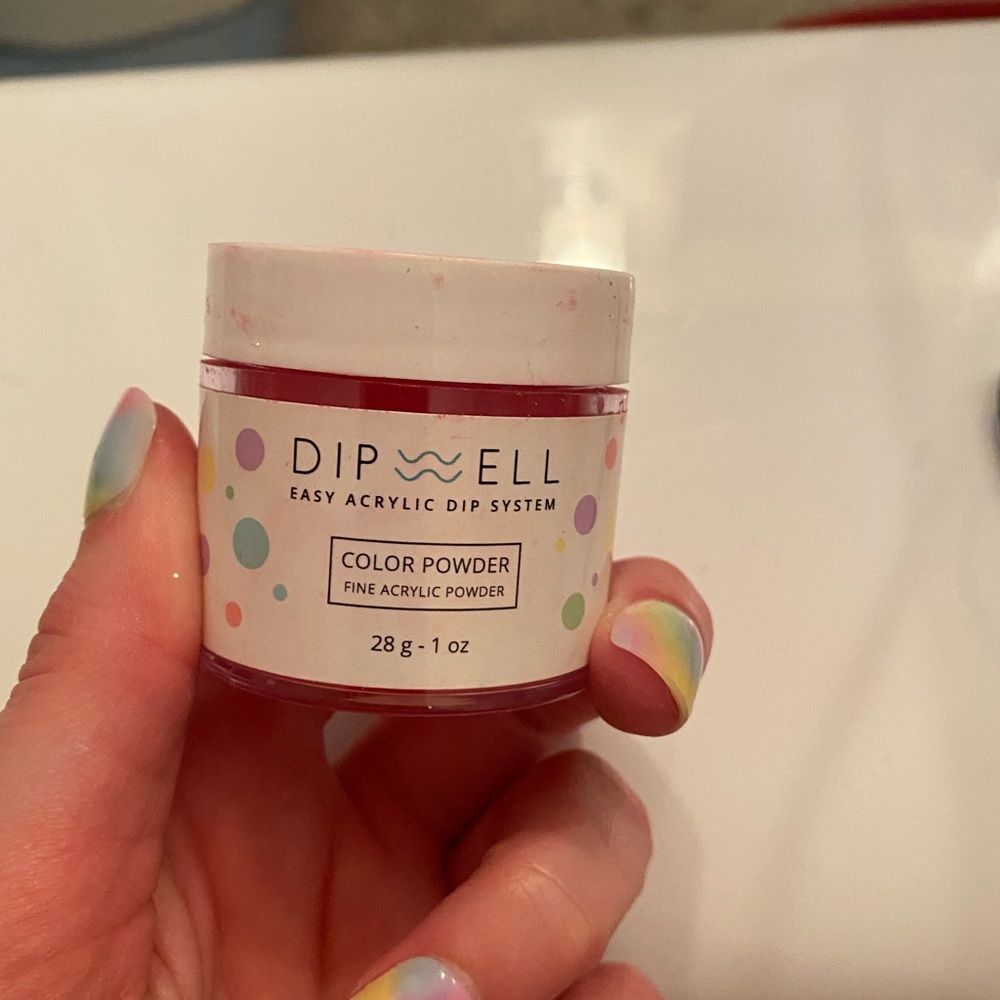 Dip well dip powder